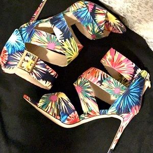 Fun Colorful Liliana Heels- Size 11